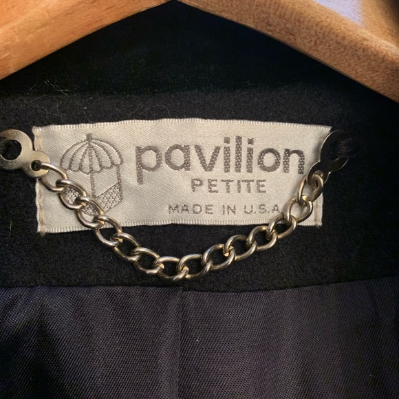 Vintage Women’s Wool Coat - Black - Picture 5 of 7